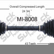 New CV Drive Axle Shaft Fits Eagle Talon Mitsubishi Eclipse 1995-99 Front P