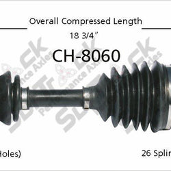 New CV Drive Axle Shaft Fits Dodge Dakota 1987-90 Front D/P