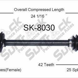 New CV Drive Axle Shaft Fits Suzuki Esteem 1995-02 Front P