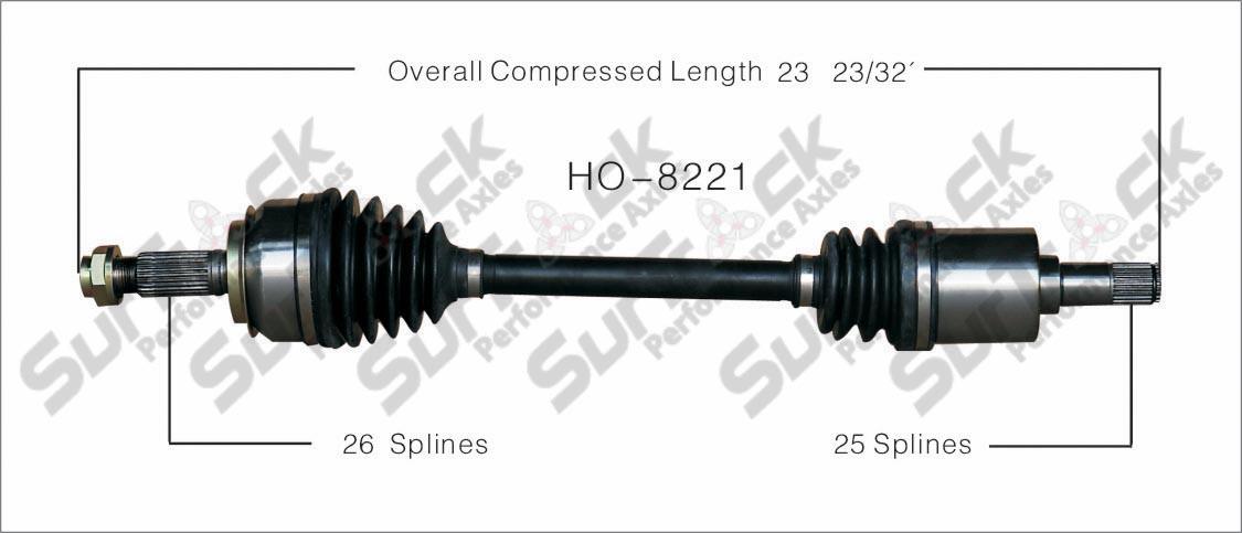 CV Drive Axle Shaft Fits Honda Civic Hybrid 2006-10 Front D