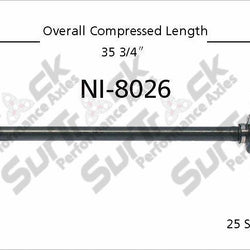 New CV Drive Axle Shaft Fits Nissan Sentra 1991-94 Front P