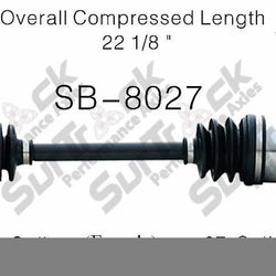 New CV Drive Axle Shaft Fits for Subaru Justy 1990-94 Front Driver Passenger