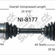 New CV Drive Axle Shaft Fits Infinit I30 Nissan Maxima 2000-01 Front D