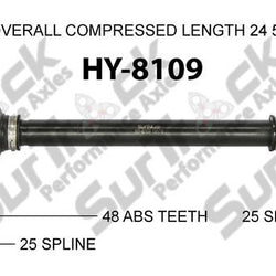 Nuevo eje de transmisión CV para Hyundai Accent 1.6L DOHC, CVVT A/T 2007-10 delantero D