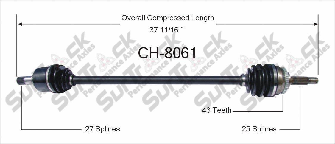 New CV Drive Axle Shaft Fits Sebring Stratus: Eclipse Galant 1999-05 Front P