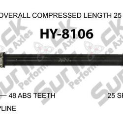 Nuevo eje de transmisión CV para Hyundai Accent 1.6L DOHC, CVVT M/T 2007-10 delantero D