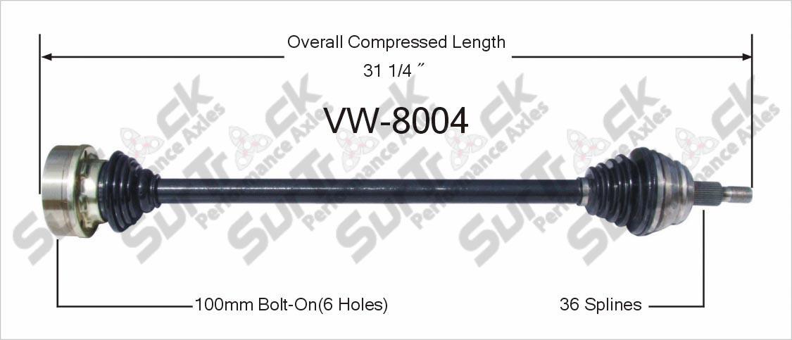 CV Drive Axle Shaft Fits Corrado Golf Jetta Passat 1990-99 Front P