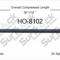 New CV Drive Axle Shaft Fits Honda Prelude 1984-87 Front D