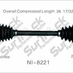 New CV Drive Axle Shaft Fits Nissan Sentra 2.0L M/T 2007-10 Front D