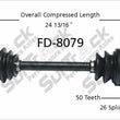 New CV Drive Axle Shaft Fits Ford Taurus SHO 1989-95 Front P