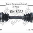 New CV Drive Axle Shaft Fits Suzuki Sidekick Geo Tracker 1996-98 Front P