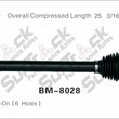 New CV Drive Axle Shaft Fits BMW X5 3.0L, MT 2001-06 Rear D/P