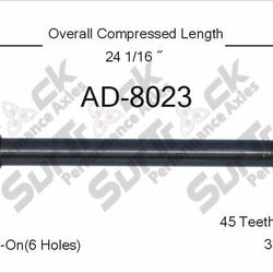 New CV Drive Axle Shaft Fits Audi A4 Volkswagen Passat 1996-04 Front D