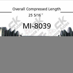 New CV Drive Axle Shaft Fits Dodge Stealth Mitsubishi 3000GT 1991-99 Front P