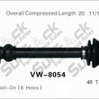 Nuevo eje de transmisión CV para Volkswagen Eurovan 1992-96 delantero D/P