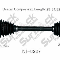Nuevo eje de transmisión CV para Nissan Sentra 2.5LA/T 2007-10 delantero D