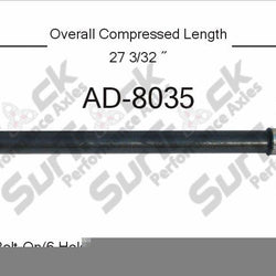 Nuevo eje de transmisión CV para Audi 4000 Volkswagen Quantum 1980-85 delantero D