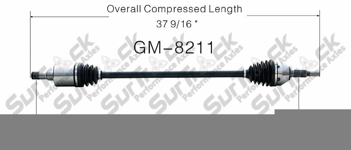 New CV Drive Axle Shaft Fits Chevrolet Cobalt Pontiac Pursuit 2005-08 Front P