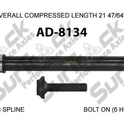 Nuevo eje de transmisión CV para Audi A8 Quattro, S8 2003-09 delantero D