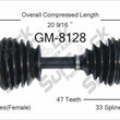 New CV Drive Axle Shaft Fits Chevrolet Lumina, Monte Carlo 1997-98 Front D