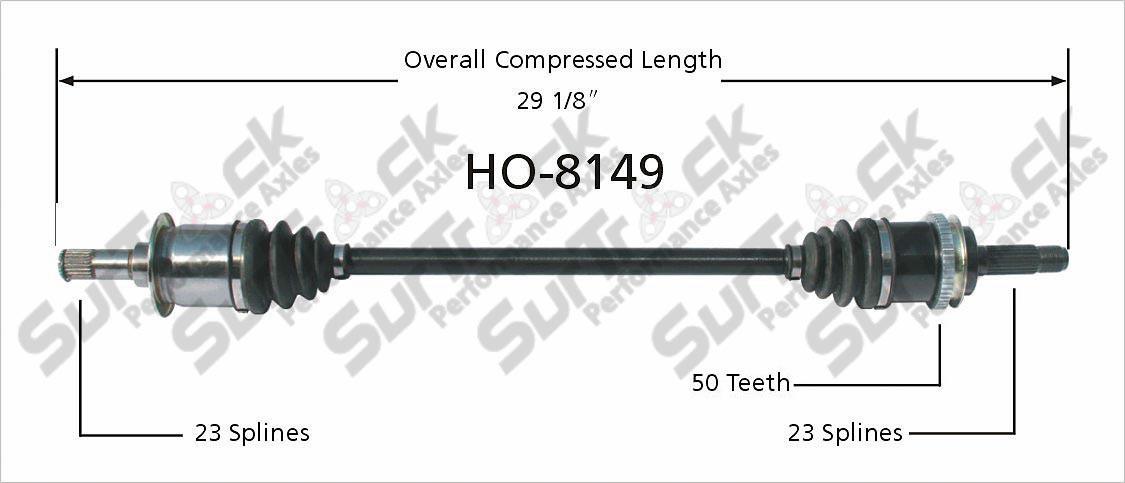 New CV Drive Axle Shaft Fits Honda CR-V 1997-01 Rear P
