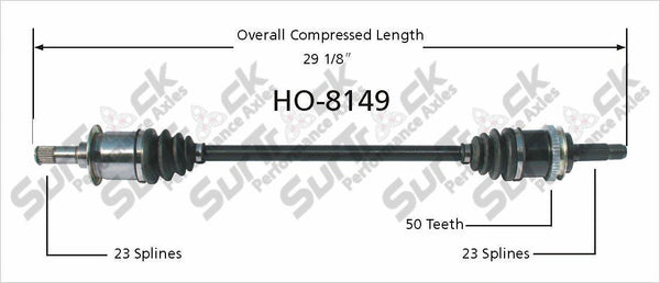 Nuevo eje de transmisión CV para Honda CR-V 1997-01 trasero P