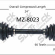 Nuevo eje de transmisión CV para Ford Probe Mazda 626, MX-6 1988-92 delantero D