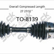 Eje de transmisión CV del lado del conductor delantero para Lexus LX470 Toyota Land Cruiser 98-07