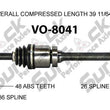 New CV Drive Axle Shaft Fits Volvo S60 01-08 V70 01-05 M/T Turbo Front Pass.