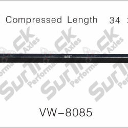 New CV Drive Axle Shaft Fits Volkswagen Jetta, Rabbit 2.5 A/T 2005-09 Front P