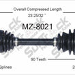Nuevo eje de transmisión CV para Ford Probe Mazda 626, MX-6 1988-92 delantero D