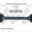 Nuevo eje de transmisión CV para Mazda 3 pernos 2.3LM/T 2004-05 delantero P