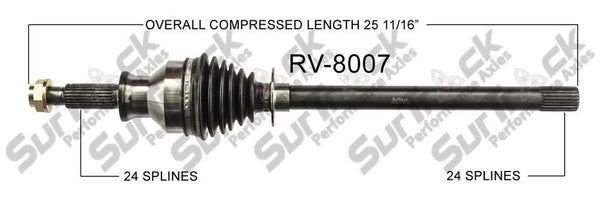 New CV Drive Axle Shaft Fits Land Rover Discovery 2003-04 Front P