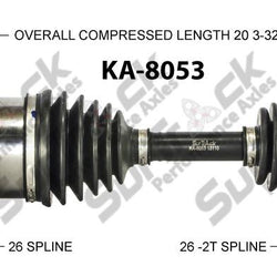 New CV Drive Axle Shaft Fits Kia Sportage 4WD 2001-02 Front D