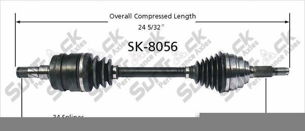 New CV Drive Axle Shaft Fits Chevy Optra Suzuki Forenza Reno M/T 2004-08 Front D