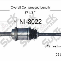 New CV Drive Axle Shaft Fits Nissan 200SX 1995-97 Front P