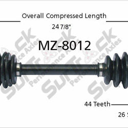 New CV Drive Axle Shaft Fits Kia Sephia Mazda MX3, Protv©gv© 1992-98 Front D