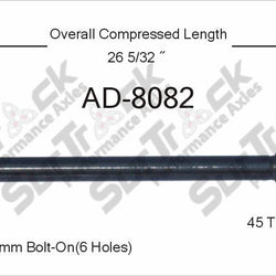 New CV Drive Axle Shaft Fits Audi A6, S6 1995-97 Front Passenger