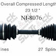 New CV Drive Axle Shaft Fits Nissan Stanza Wagon 1986-89 Front D