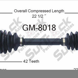 New CV Drive Axle Shaft Fits Geo Metro Suzuki Swift 1995-01 Front D
