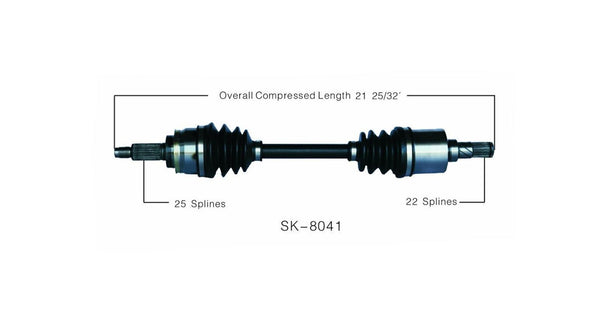 New CV Driver Side Axle Shaft Fits Suzuki Swift (DOHC) 1989-94