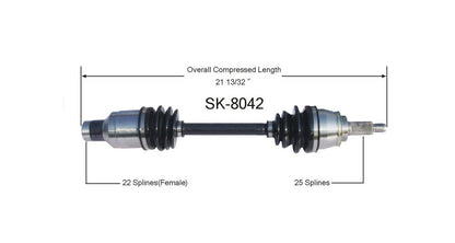 New CV Passenger Side Axle Shaft Fits Suzuki Swift (DOHC) 1989-94