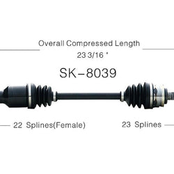 New CV Drive Axle Shaft Fits Suzuki Swift (SOHC) 1989-94 Front P