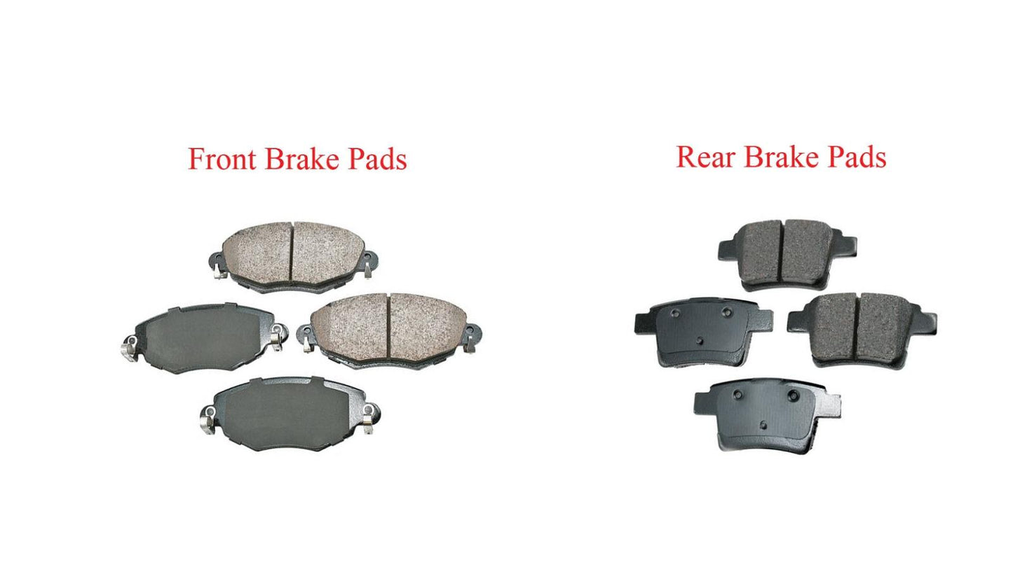 Front & Rear Brake Pads For Jaguar X Type 2005 2006 2007