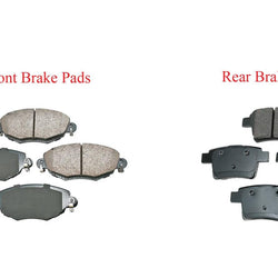 2005 2006 2007 Jaguar X Type Front & Rear Brake Pads