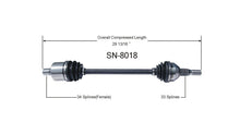 Nuevo eje de transmisión CV para Saturn Vue 2002-05 lado del pasajero delantero