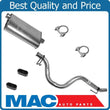 100% New Muffler Tail Pipe Exhaust System For 91-92 Jeep Wrangler 2.5L 4.0L USA