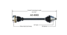Nuevo eje de transmisión CV para Audi A6, S6 1995-97 lado del conductor delantero