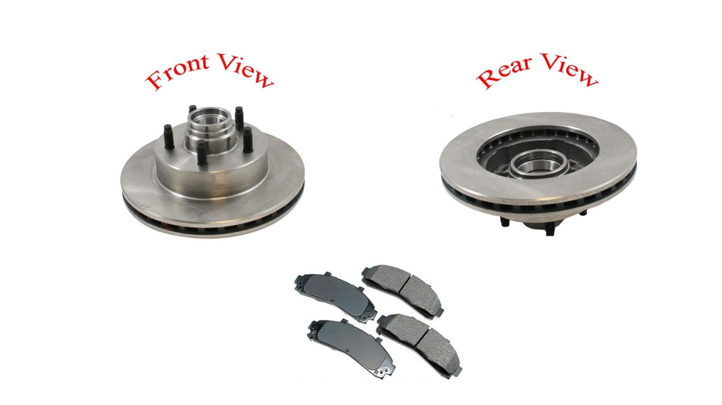 Disc Brake Rotors 98-01 Ranger Rear Wheel Drive Rear ABS Only Coil Spring Suspen
