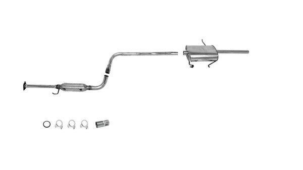 Fits 1995-1997 Geo Metro 1.3L 4DR Resonator Muffler Exhaust System